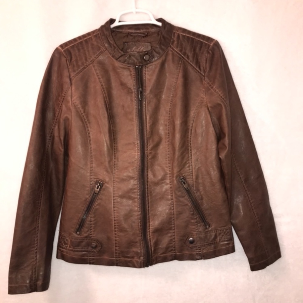 Faux Leather Jacket